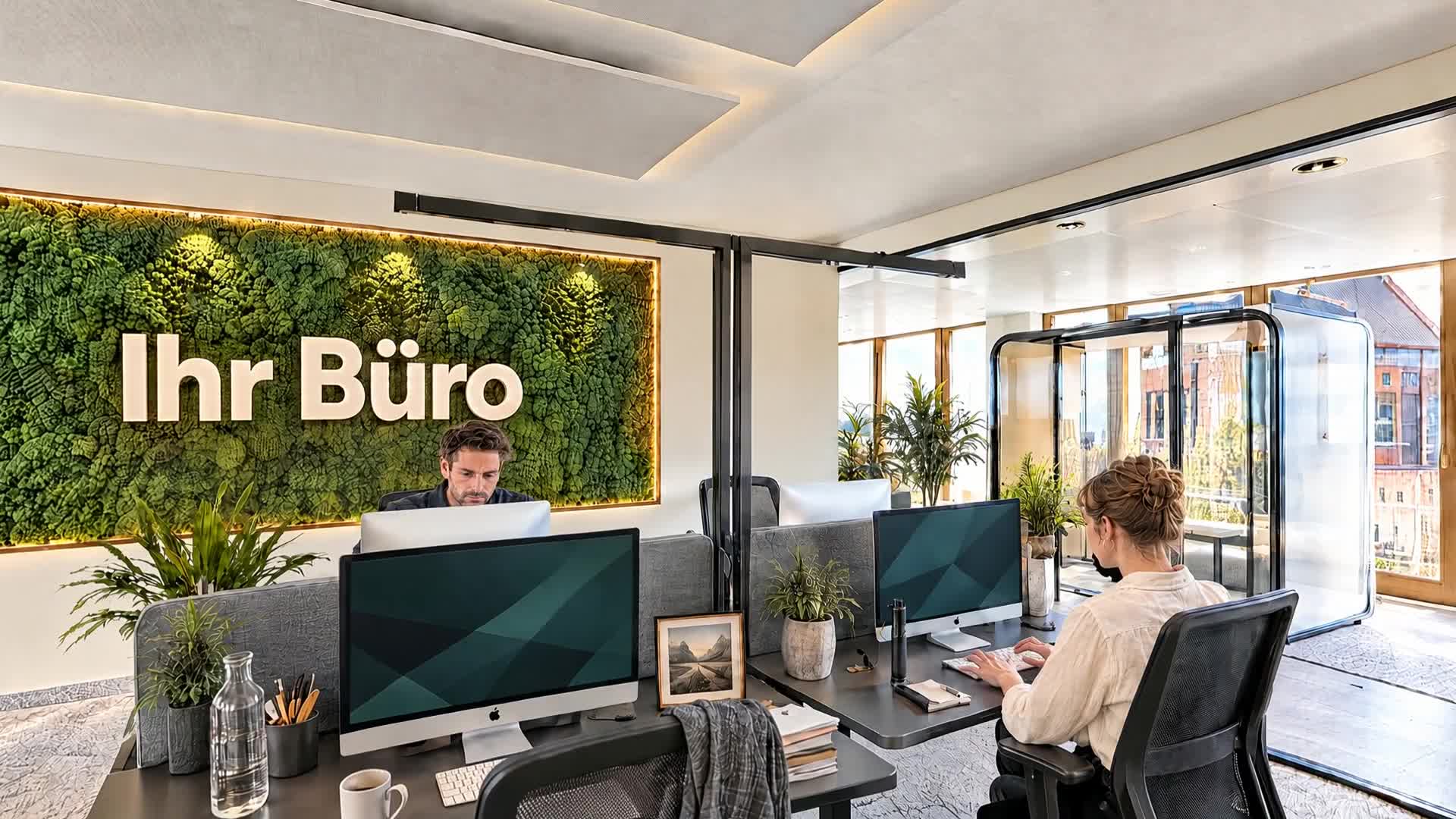Beispielhafte Bürogestaltung im Gürzenich Quartier
